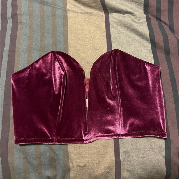 Victoria’s Secret Velvet Bustier - Picture 1 of 3